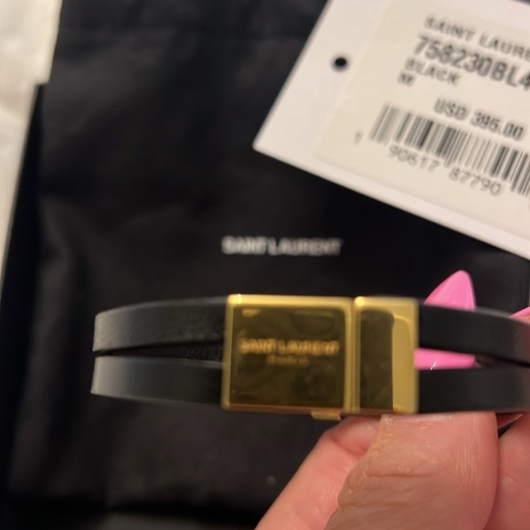 YSL LEATHER BAND BRACELET 100% authentic - Picture 5 of 13